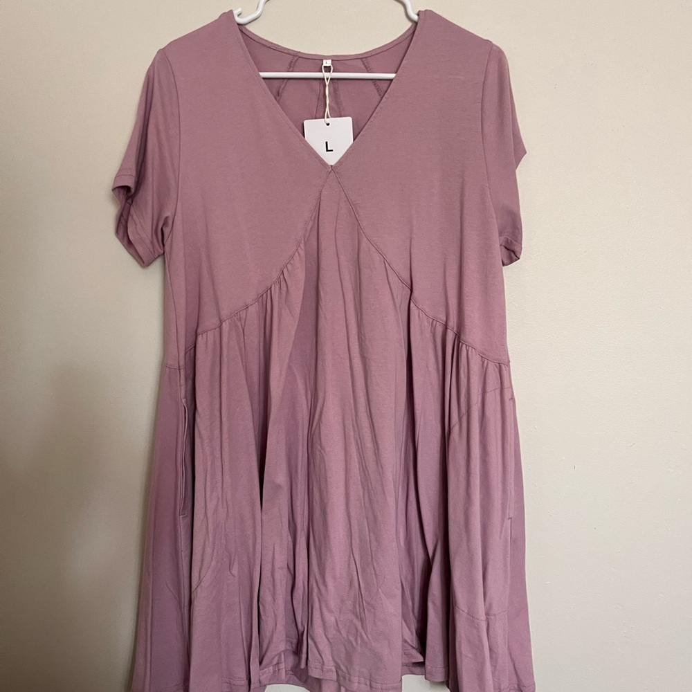 Mauve Women's T shirt dress